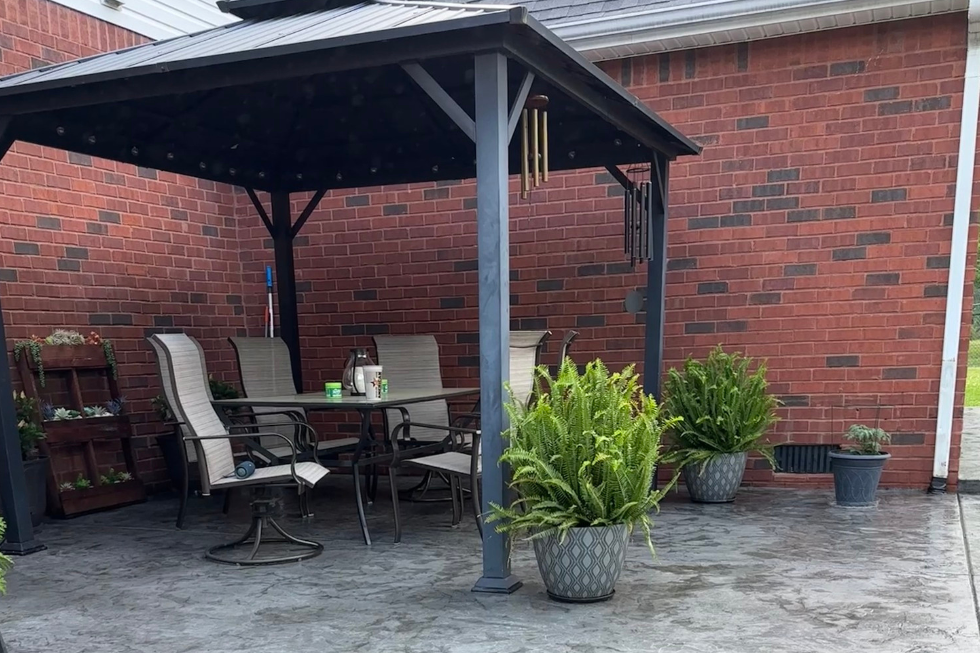 concrete patio