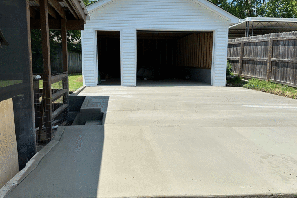 concrete slabs