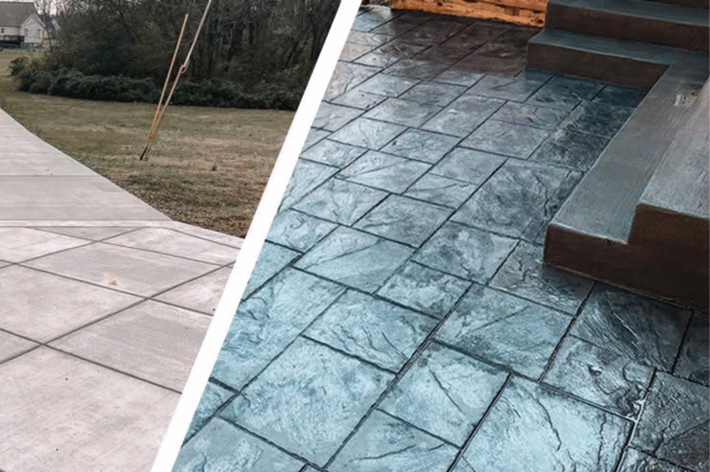 concrete slabs