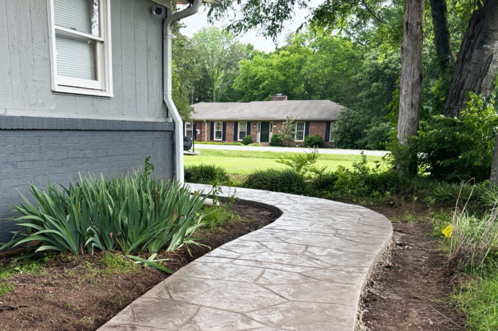 stamped concrete
