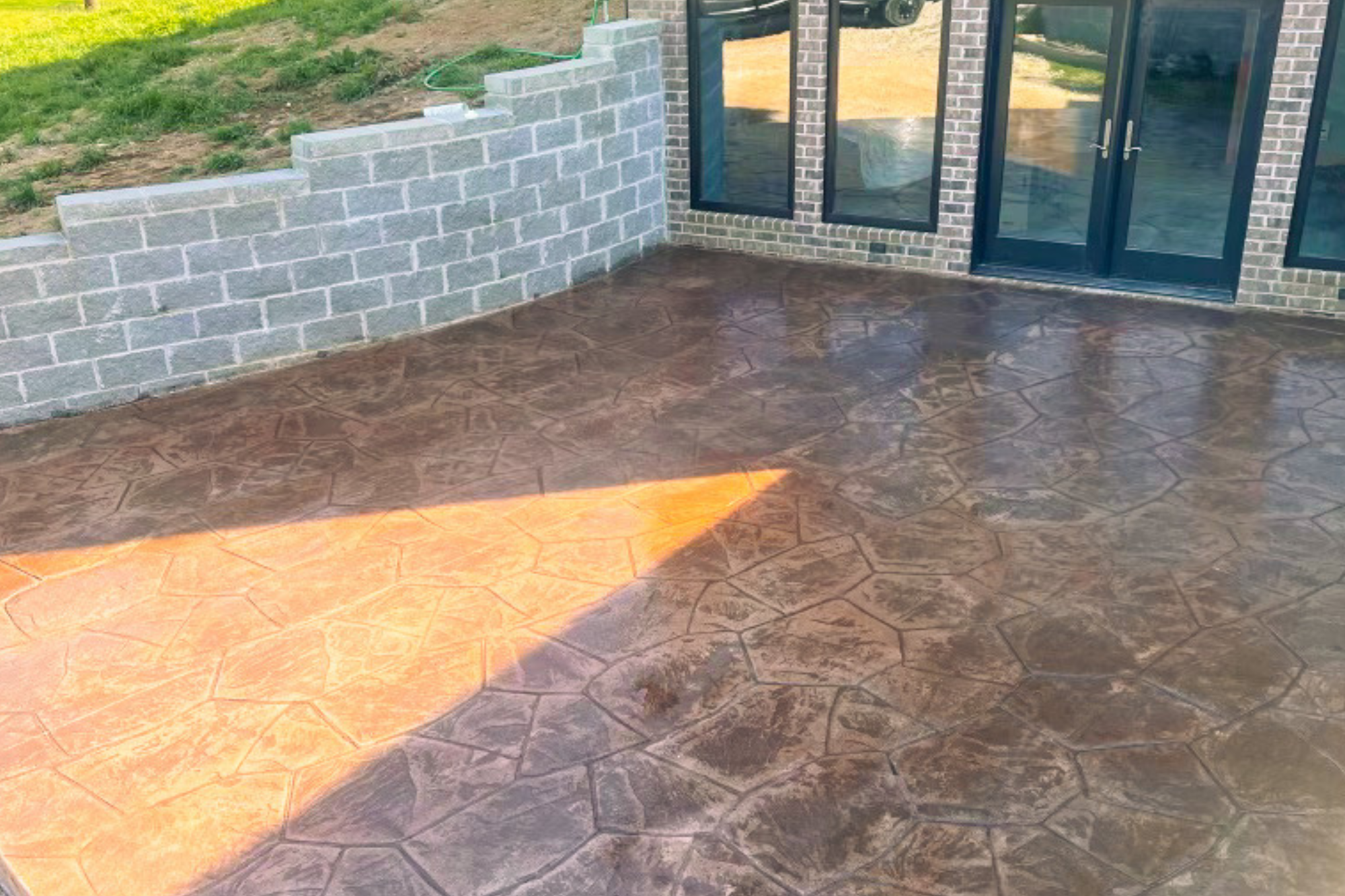 stamped concrete