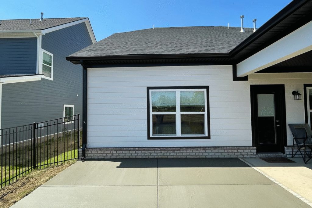 concrete patio
