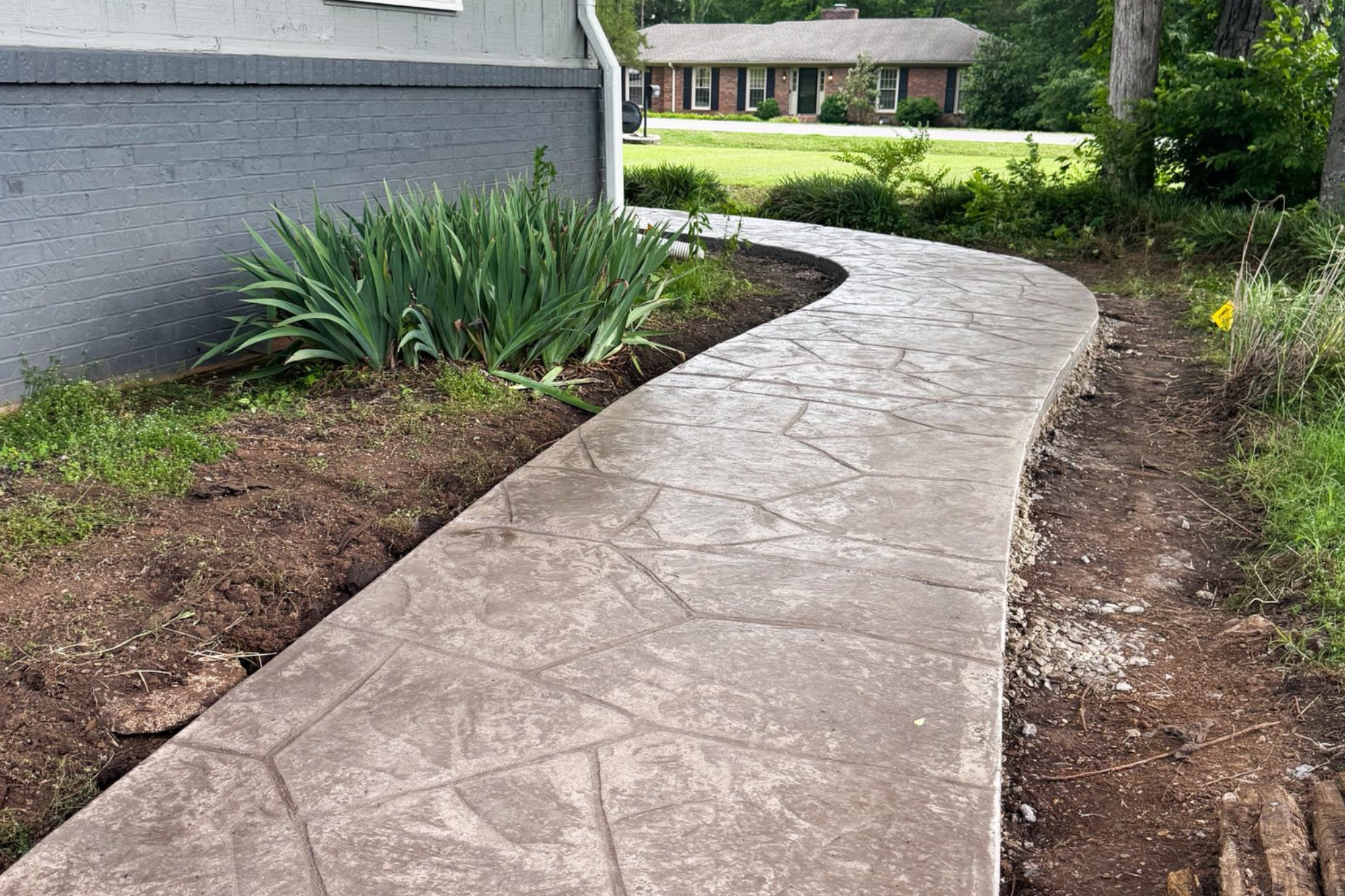 stamped concrete