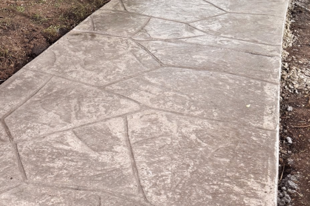stamped concrete