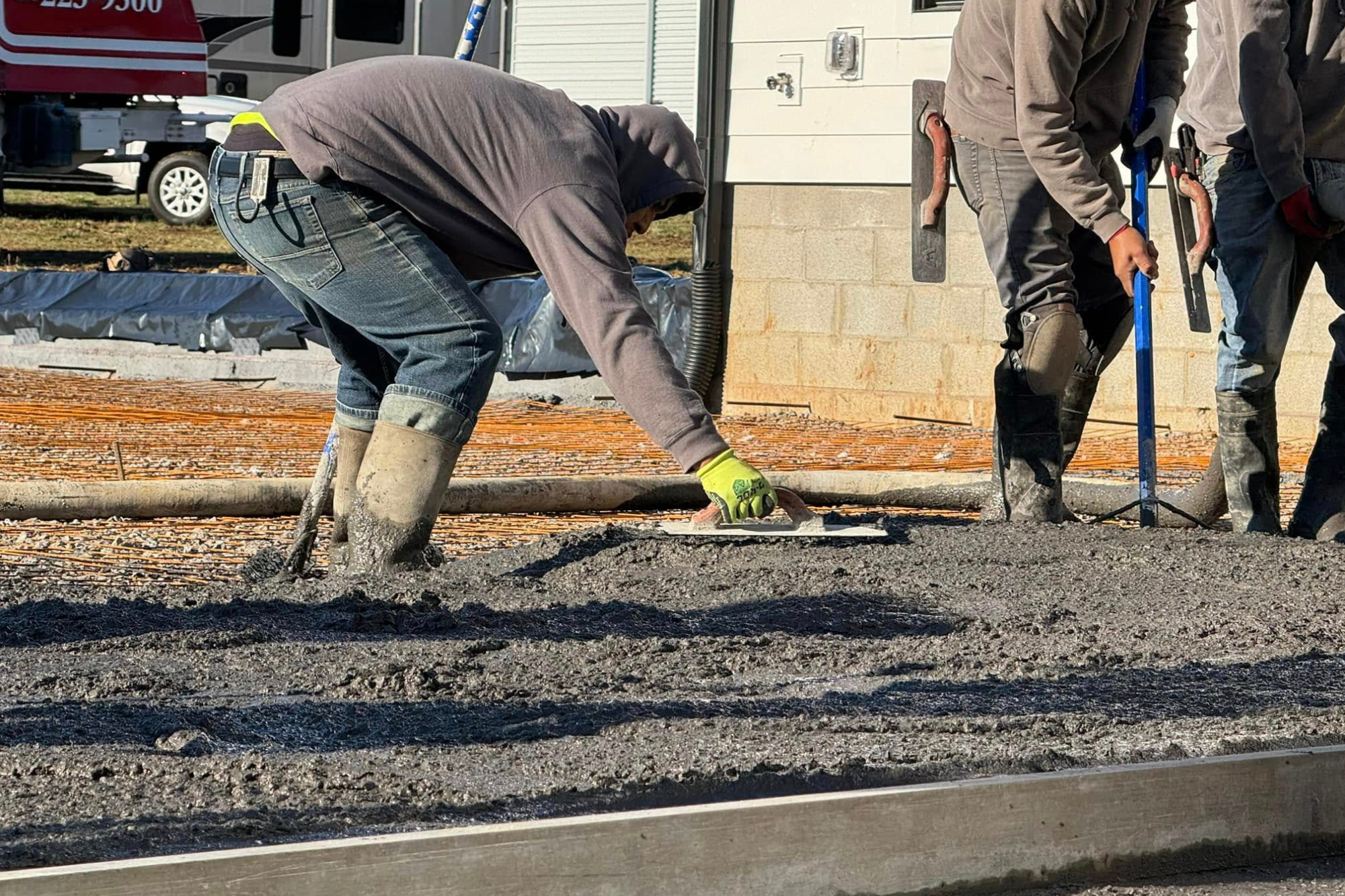 concrete slabs