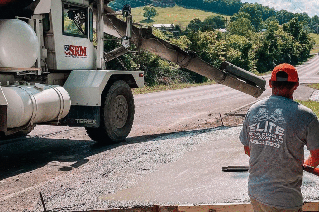 concrete driveway murfreesboro tn